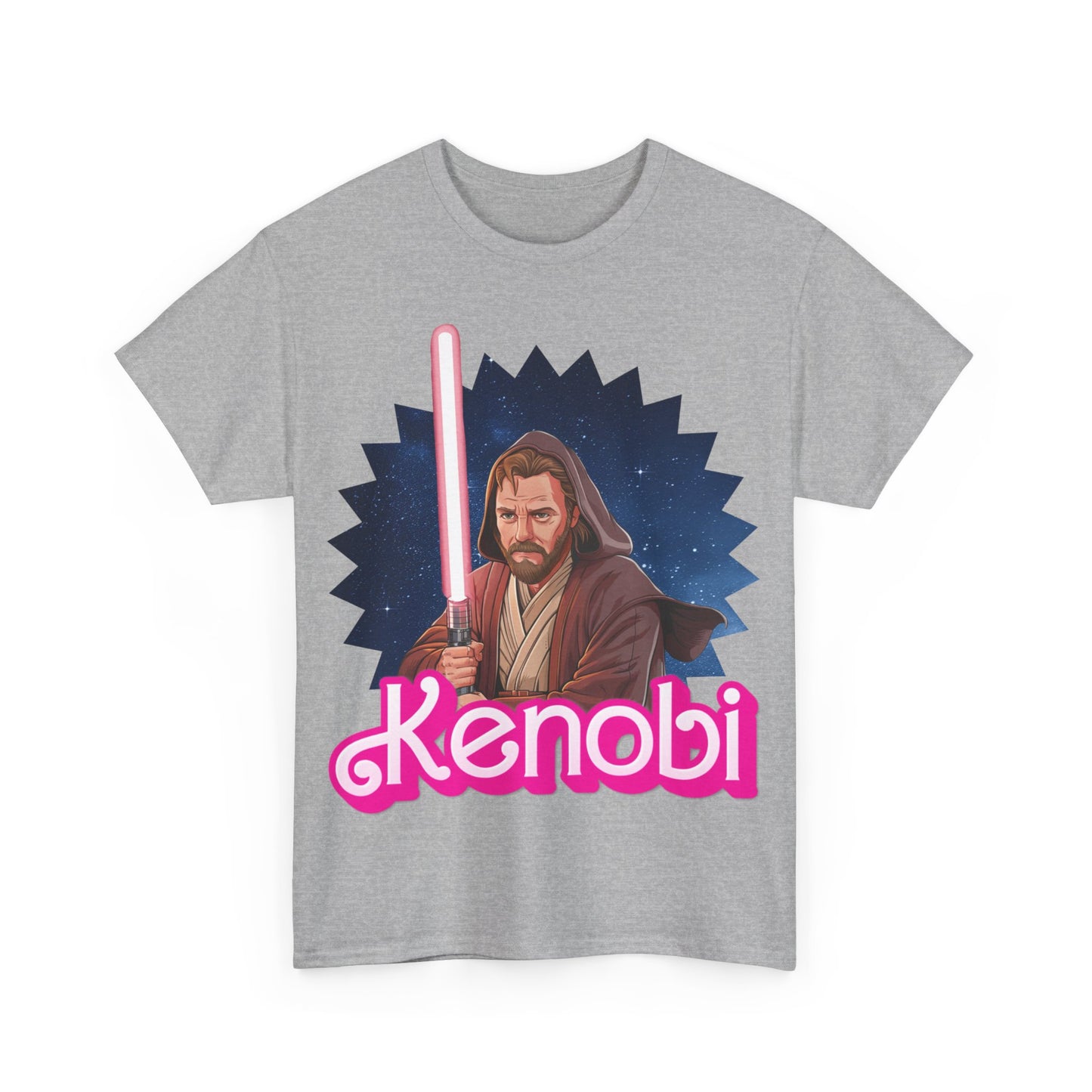 Obi-Wan Kenobi Ken Barbie Movie Star Wars Unisex Heavy Cotton Tee T-shirts Barbie Ken Movies Star Wars Printify