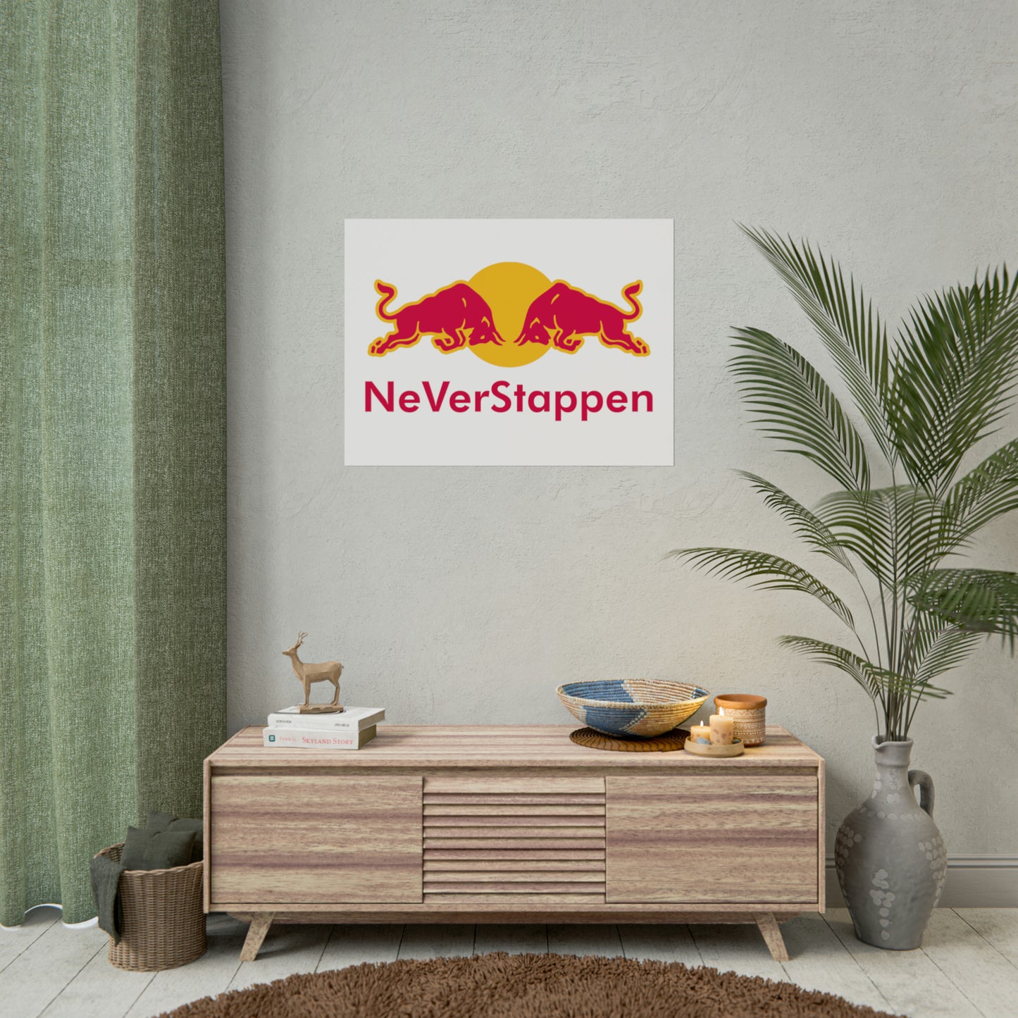 NeVerStappen Red Bull Formula 1 F1 Max Verstappen Poster 32" x 24" (Horizontal) Matte Posters F1 Max Verstappen Red Bull Printify