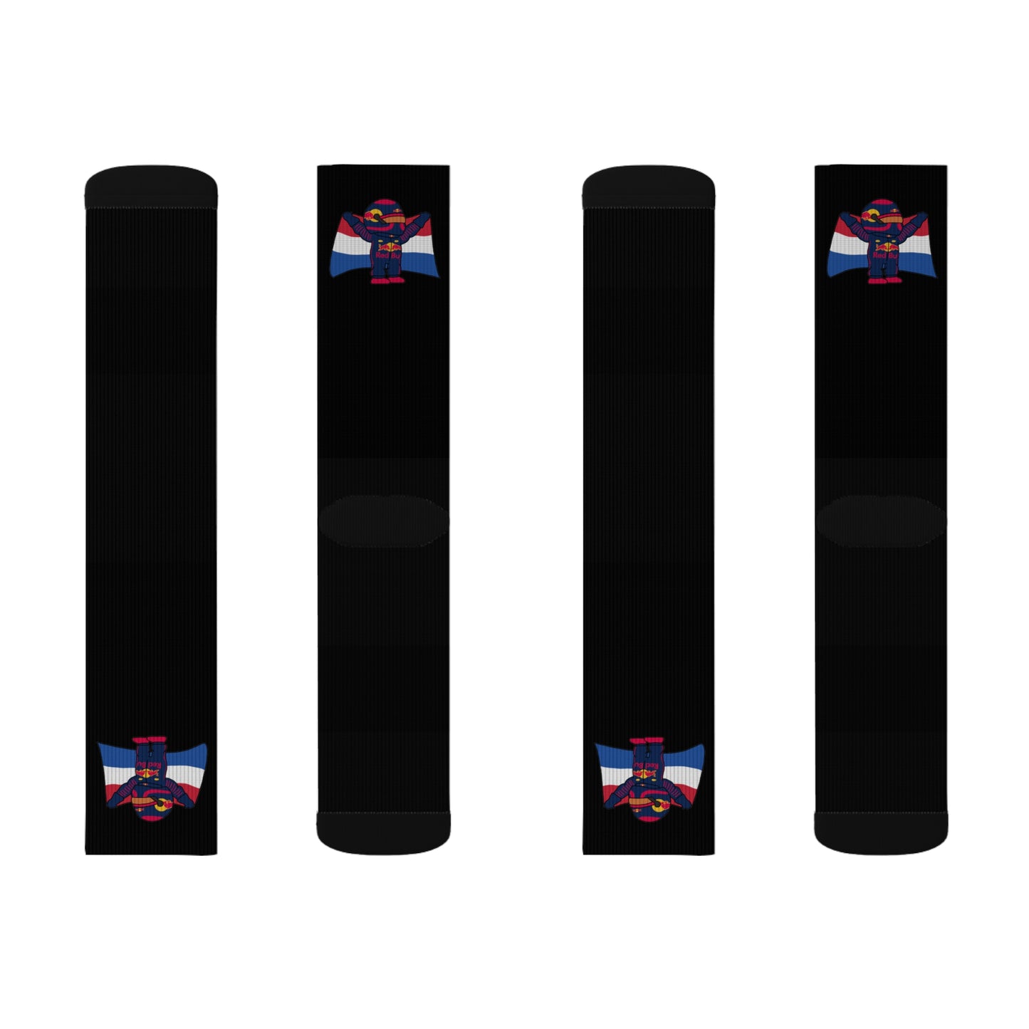 NeVerStappen Red Bull Formula 1 F1 Max Verstappen Socks Socks F1 Max Verstappen Red Bull Printify