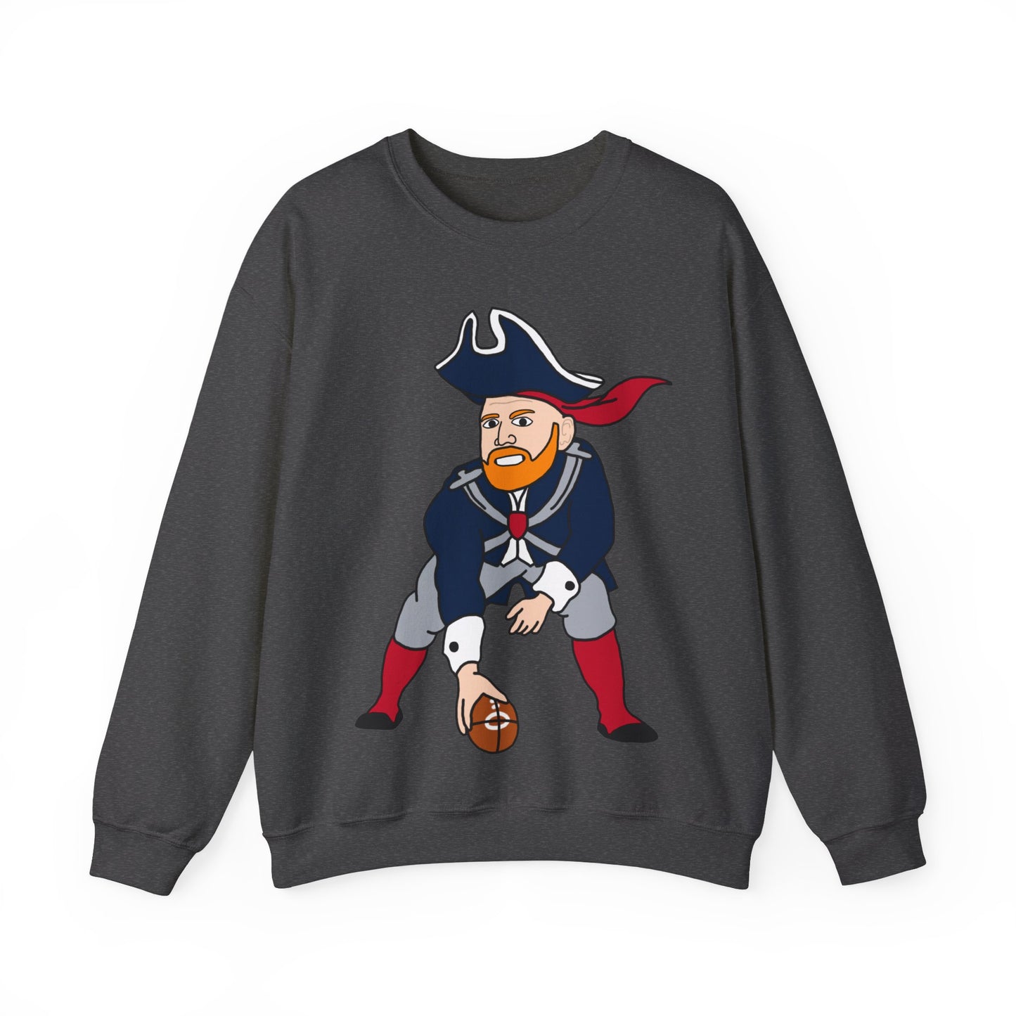 Bill Burrdy New England Patriots Tom Brady Bill Burr Unisex Heavy Blend Crewneck Sweatshirt Sweatshirts American Football Bill Burr Monday Morning Podcast New England Patriots NFL Podcasts Stand-up Comedy Printify