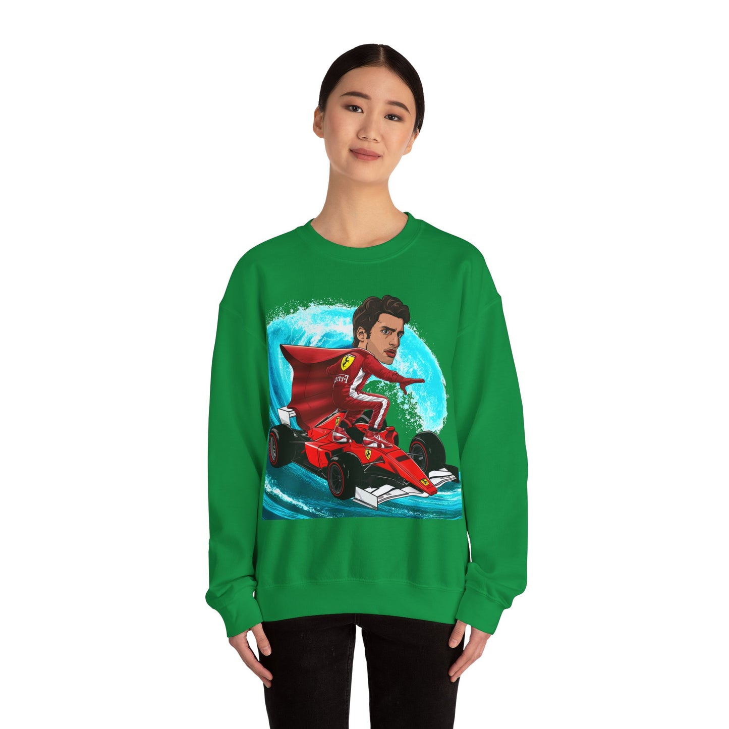 Carlos Sainz Sweatshirt Smooth Operator Jumper Ferrari Sweater Formula 1 Jumper F1 Sweater Ferrari Gift Ferrari Fan Jumper F1 Gift Scuderia Sweatshirts Carlos Sainz F1 Ferrari Printify