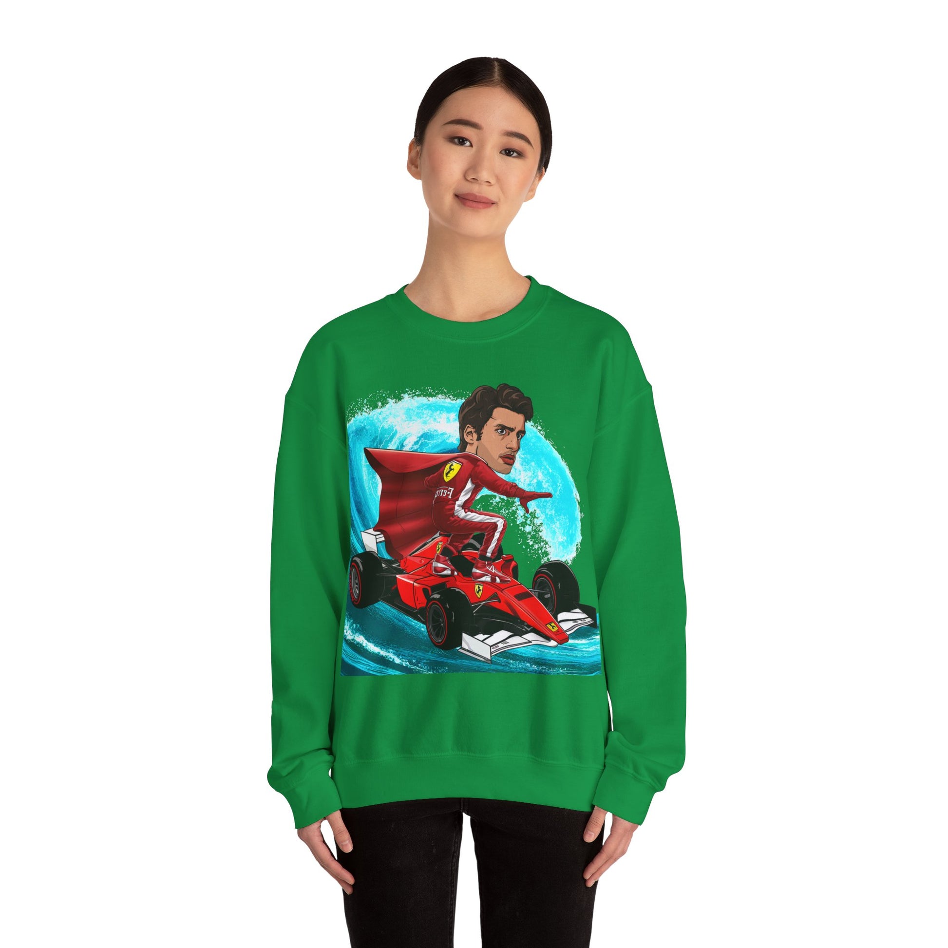 Carlos Sainz Sweatshirt Smooth Operator Jumper Ferrari Sweater Formula 1 Jumper F1 Sweater Ferrari Gift Ferrari Fan Jumper F1 Gift Scuderia Sweatshirts Carlos Sainz F1 Ferrari Printify