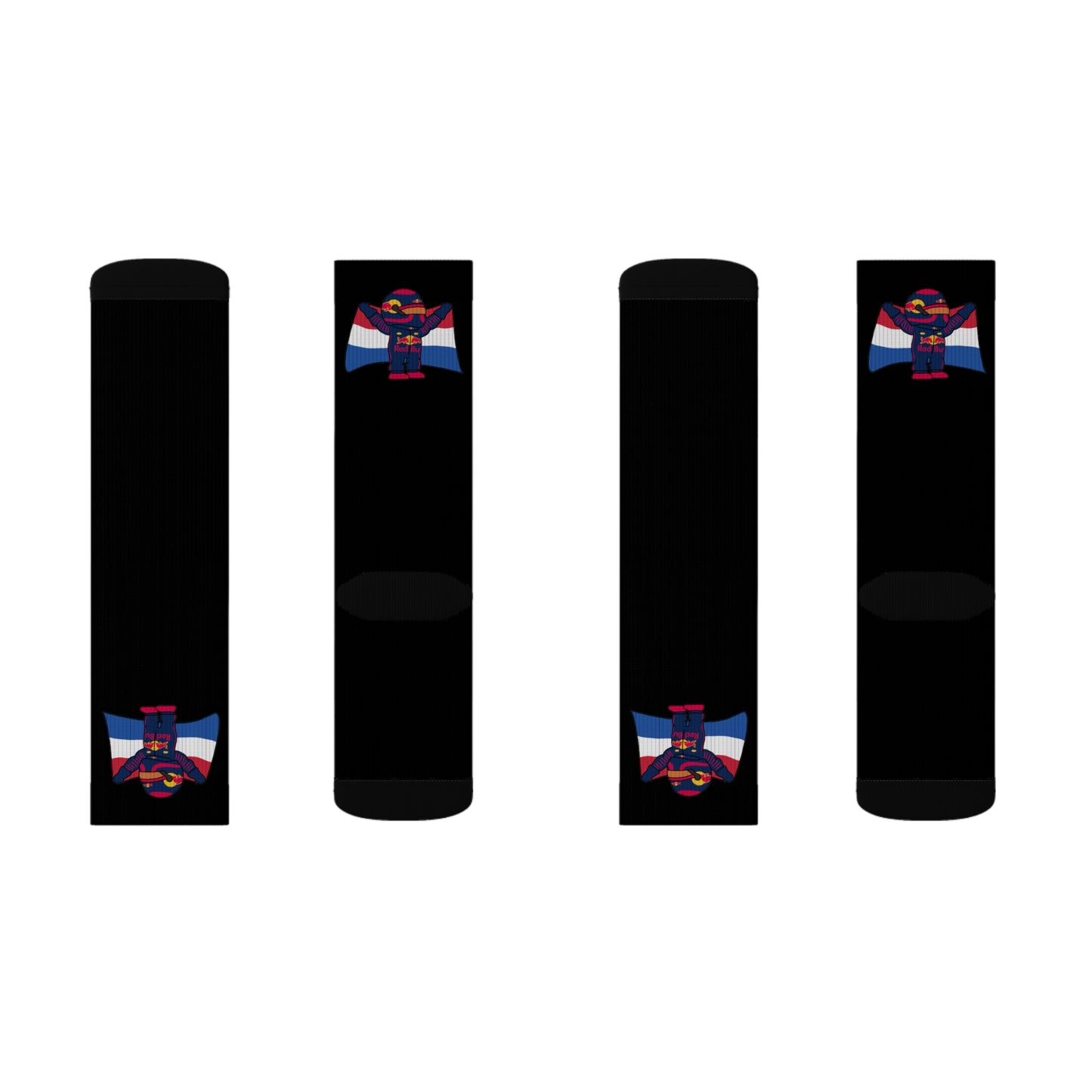 NeVerStappen Red Bull Formula 1 F1 Max Verstappen Socks Socks F1 Max Verstappen Red Bull Printify