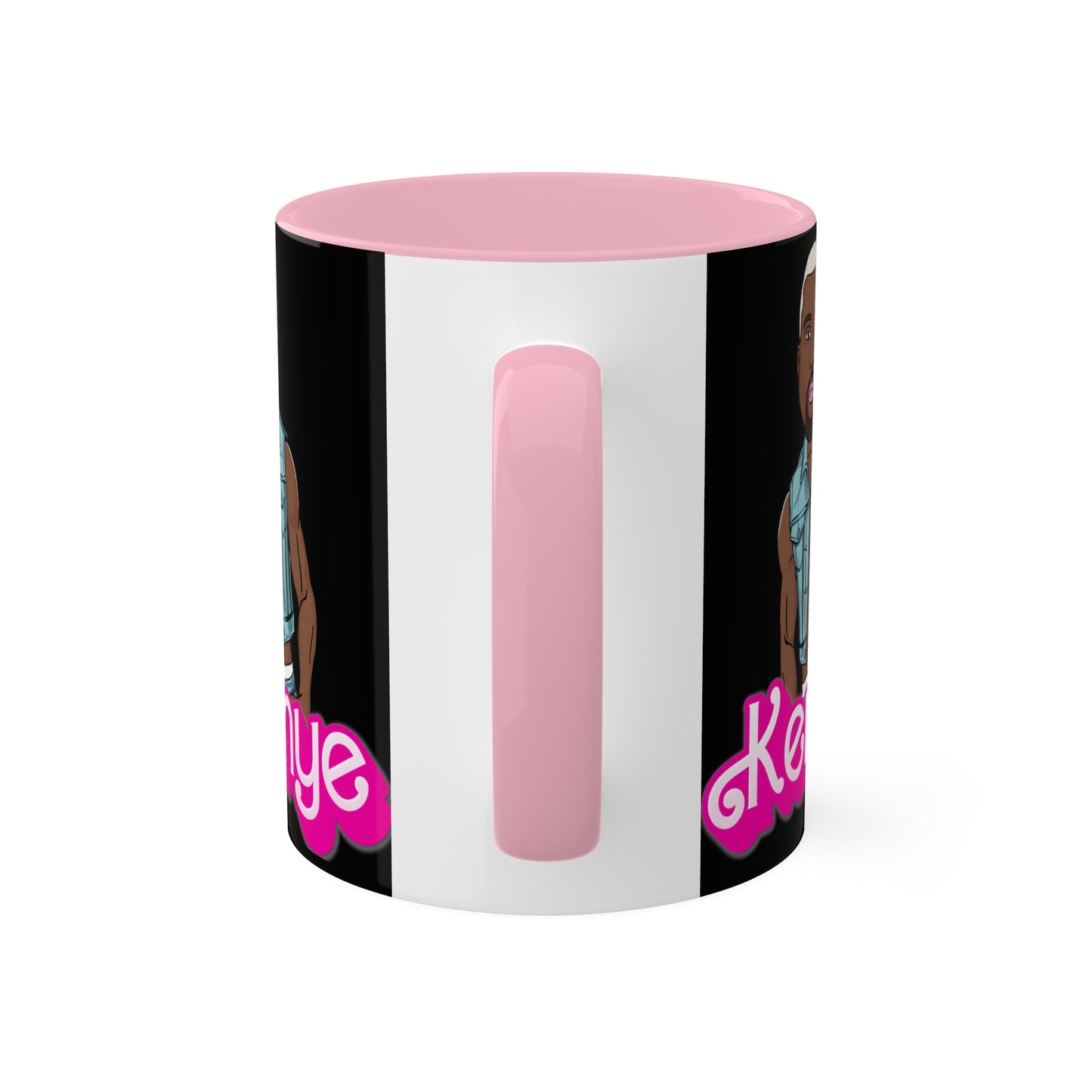 Kenye Barbie Ken Ryan Gosling Kanye West Colorful Mug Mugs Barbie Kanye West Ken Movies Music Printify