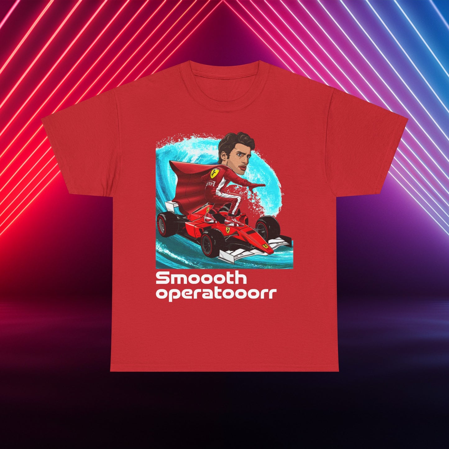 Carlos Sainz T-shirt Carlos Sainz Shirt Smooth Operator Shirt Ferrari T shirt Formula 1 Tee F1 Tshirt Ferrari Gift Ferrari Fan Shirt F1 Gift T-shirts Carlos Sainz F1 Ferrari Printify