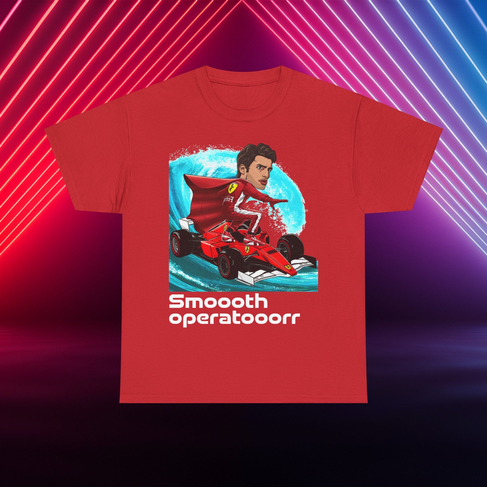 Carlos Sainz T-shirt Carlos Sainz Shirt Smooth Operator Shirt Ferrari T shirt Formula 1 Tee F1 Tshirt Ferrari Gift Ferrari Fan Shirt F1 Gift T-shirts Carlos Sainz F1 Ferrari Printify