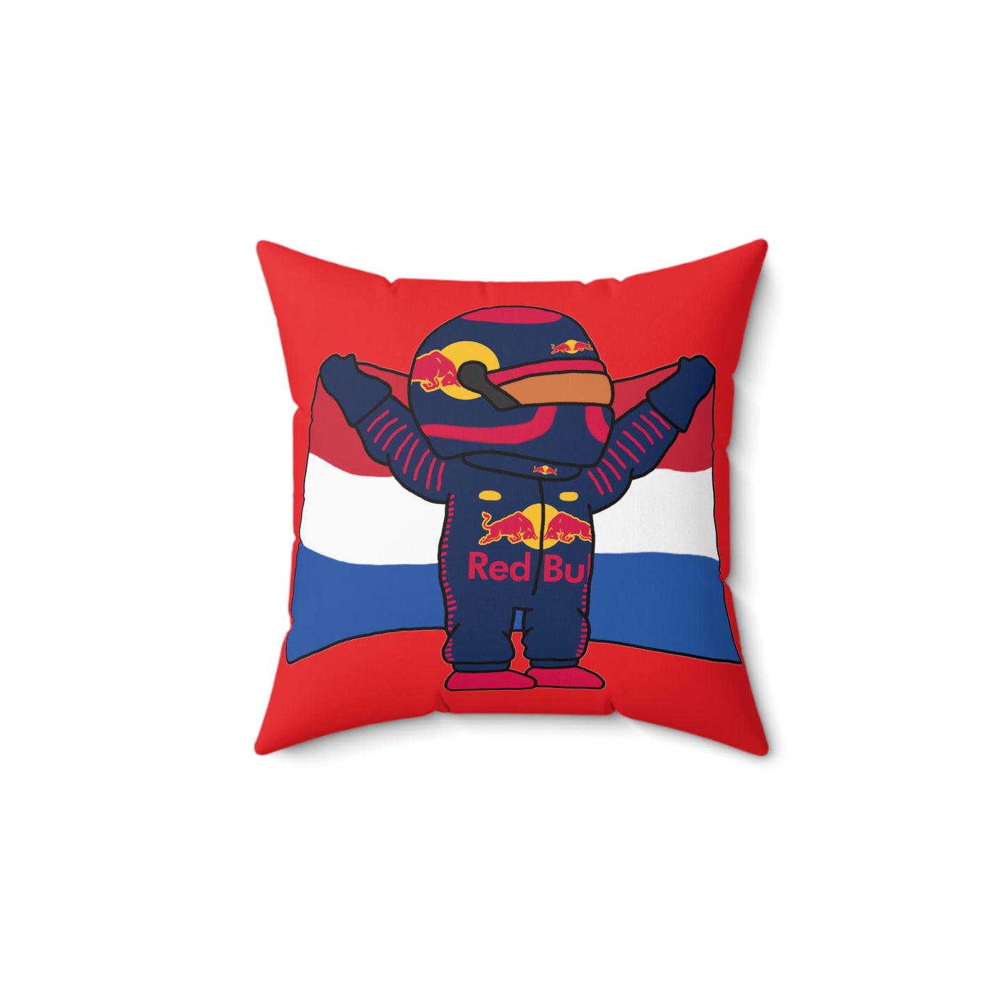 NeVerStappen Red Bull Formula 1 F1 Max Verstappen Pillow Pillows F1 Max Verstappen Red Bull Printify