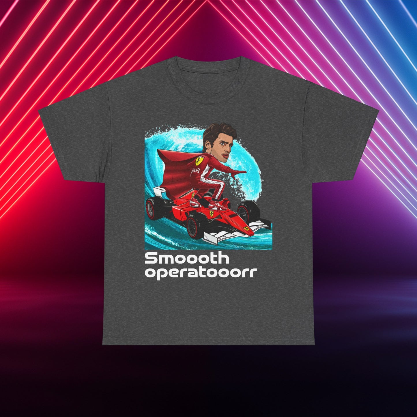 Carlos Sainz T-shirt Carlos Sainz Shirt Smooth Operator Shirt Ferrari T shirt Formula 1 Tee F1 Tshirt Ferrari Gift Ferrari Fan Shirt F1 Gift T-shirts Carlos Sainz F1 Ferrari Printify