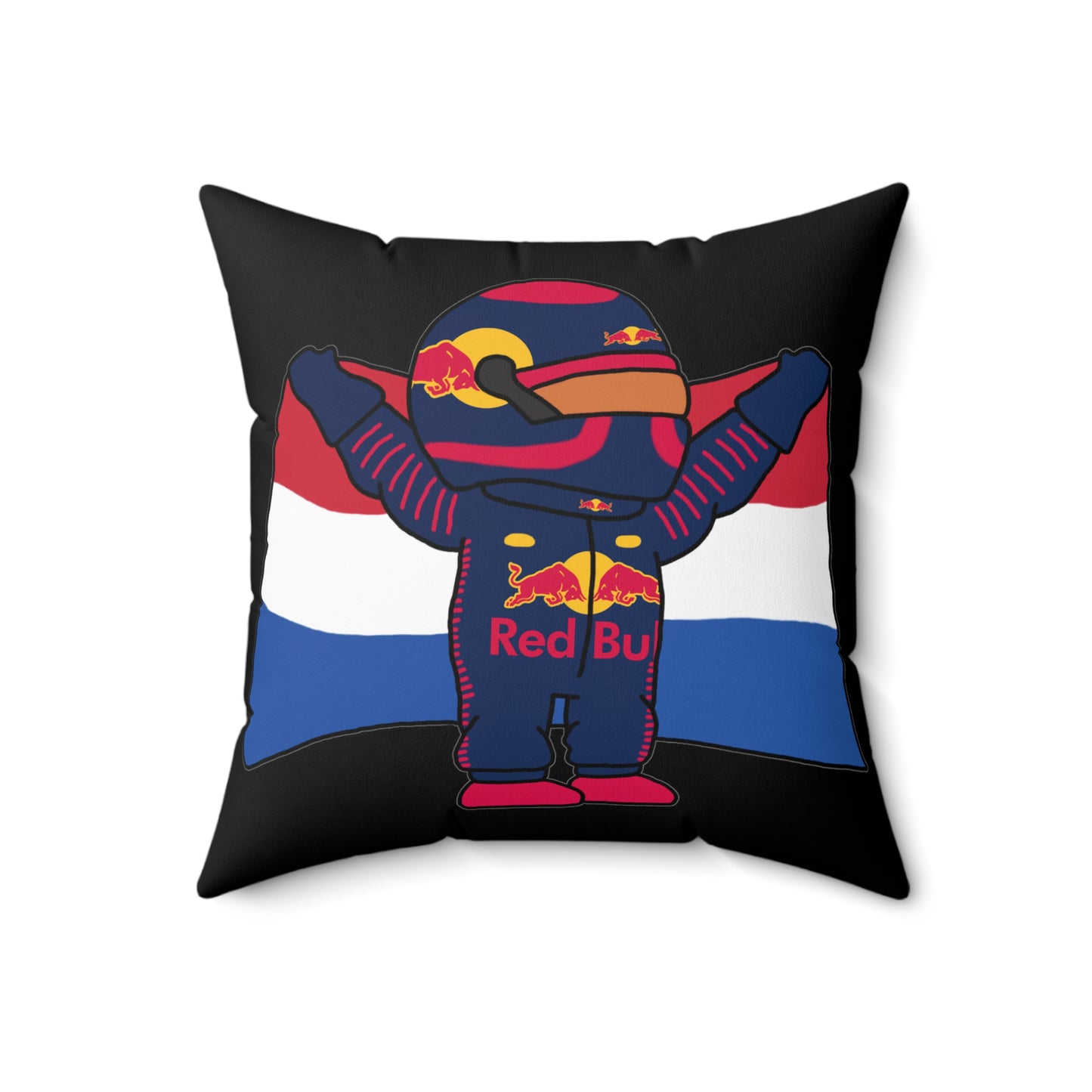 NeVerStappen Red Bull Formula 1 F1 Max Verstappen Pillow Pillows F1 Max Verstappen Red Bull Printify