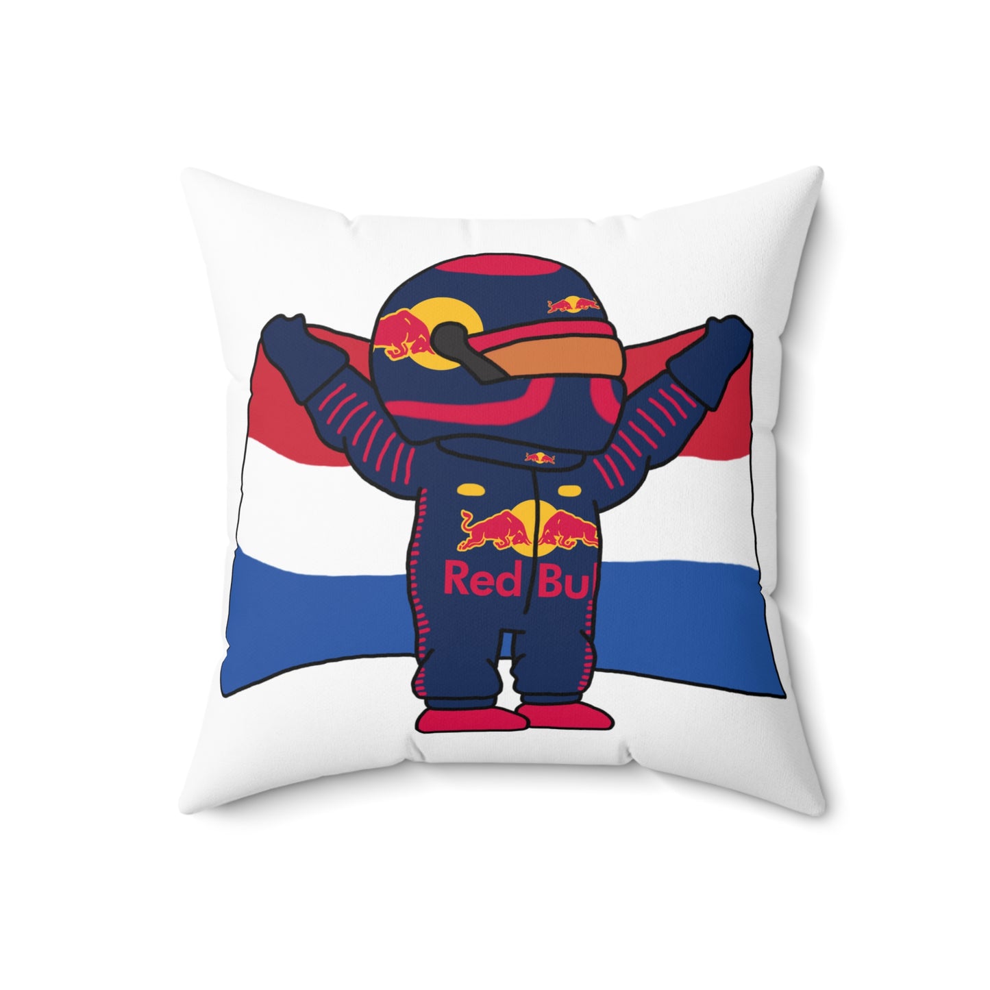 NeVerStappen Red Bull Formula 1 F1 Max Verstappen Pillow Pillows F1 Max Verstappen Red Bull Printify