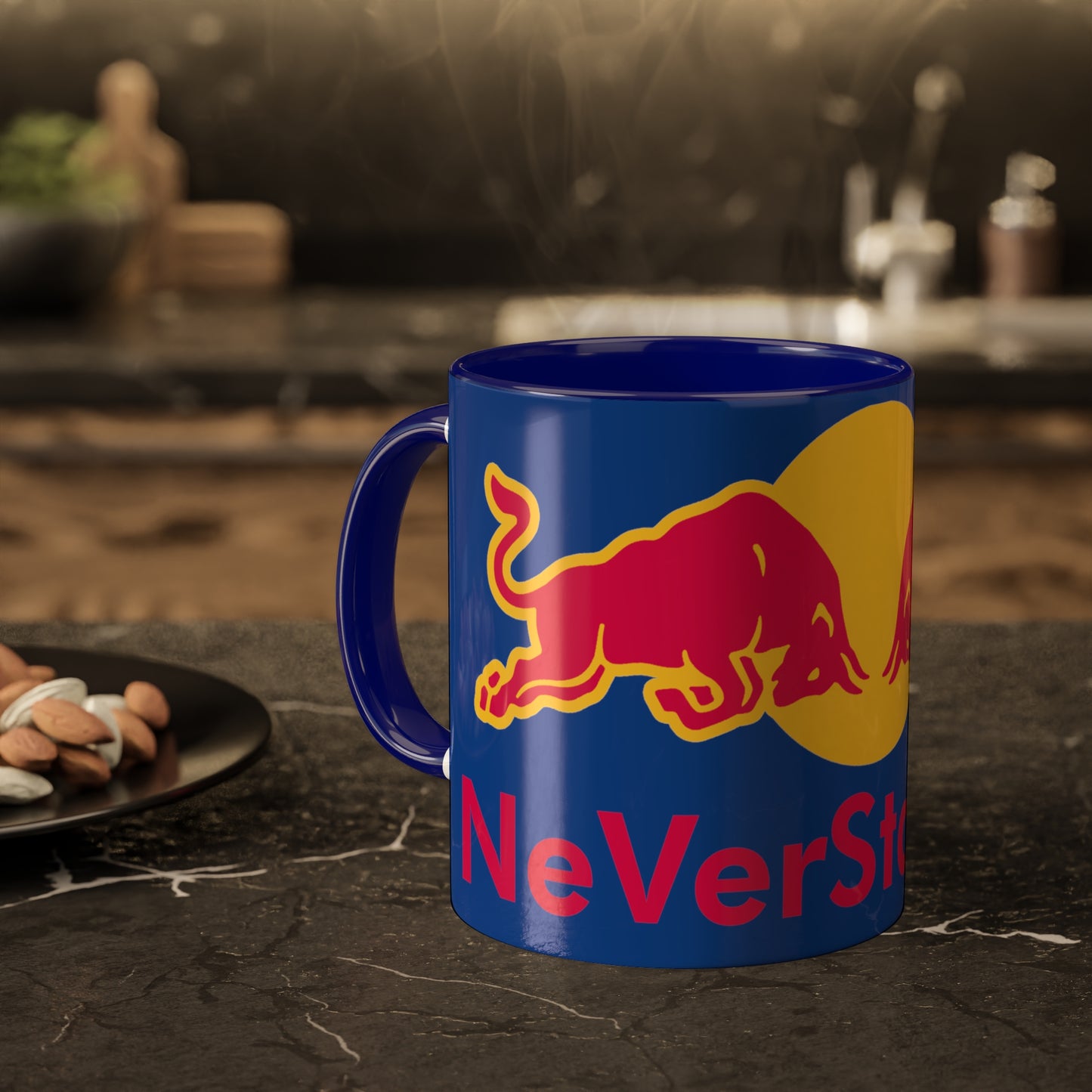 NeVerStappen Red Bull Formula 1 F1 Max Vertsappen Colorful Mugs, 11oz 11oz Blue Mugs Printify