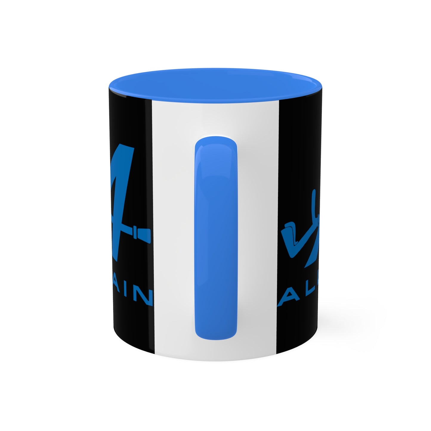 Allpain Alpine F1 Formula 1 Pierre Gasly Esteban Ocon Colorful Mug, 11oz Mugs Alpine F1 Printify