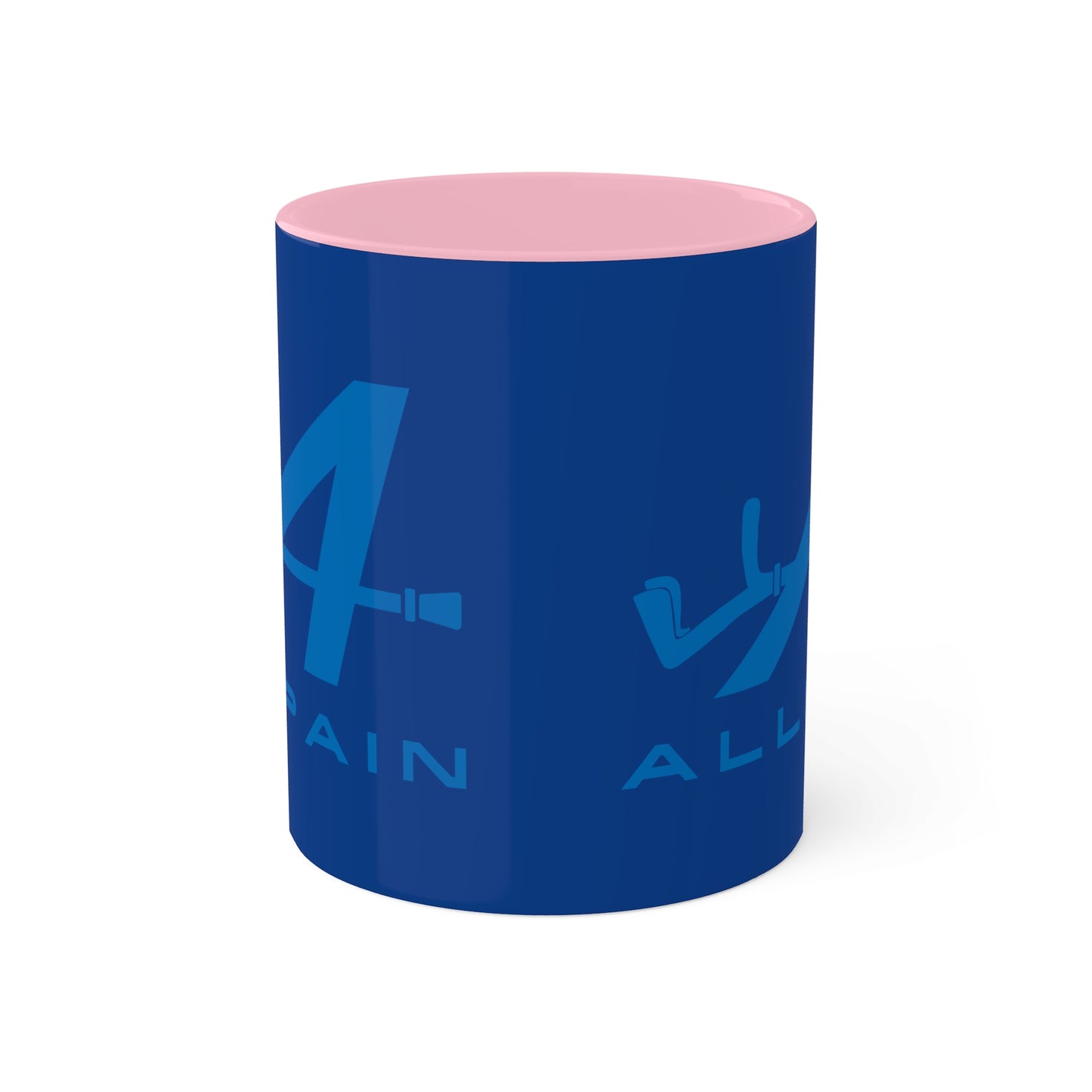 Allpain Alpine F1 Formula 1 Pierre Gasly Esteban Ocon Colorful Mug, 11oz Mugs Alpine F1 Printify