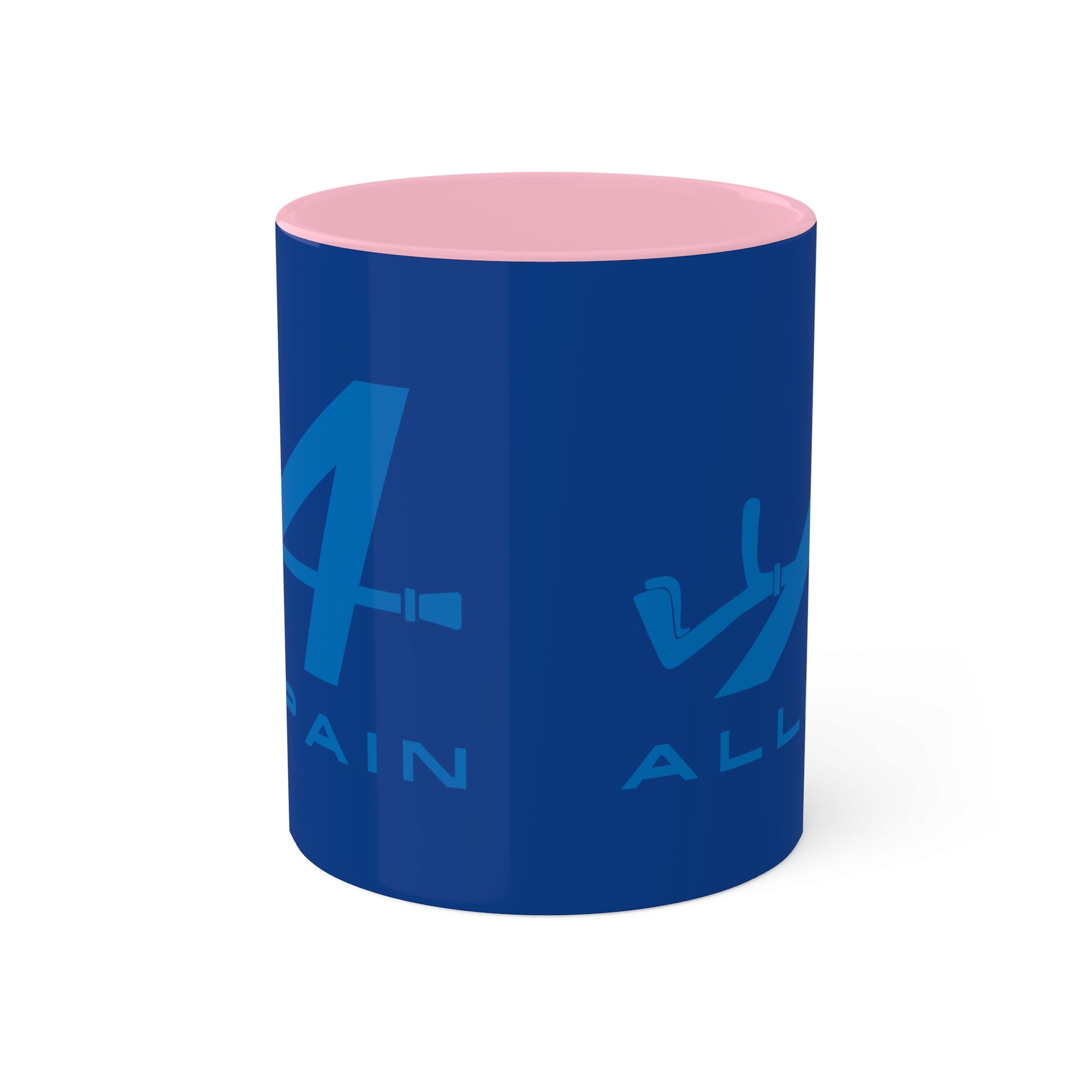 Allpain Alpine F1 Formula 1 Pierre Gasly Esteban Ocon Colorful Mug, 11oz Mugs Alpine F1 Printify