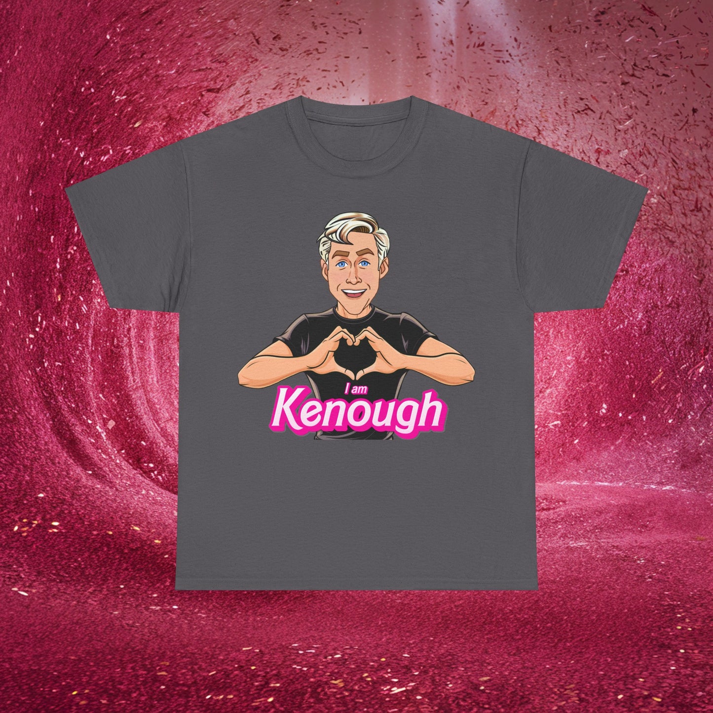 I am Kenough Tshirt Ken T-shirt Ryan Gosling Shirt Barbie T shirt Ken Gift Barbie Gift I'm Kenough Shirt I am Enough T-shirt Im Kenough Tee Charcoal T-shirts Barbie Celebrities Ken Movies Ryan Gosling Printify