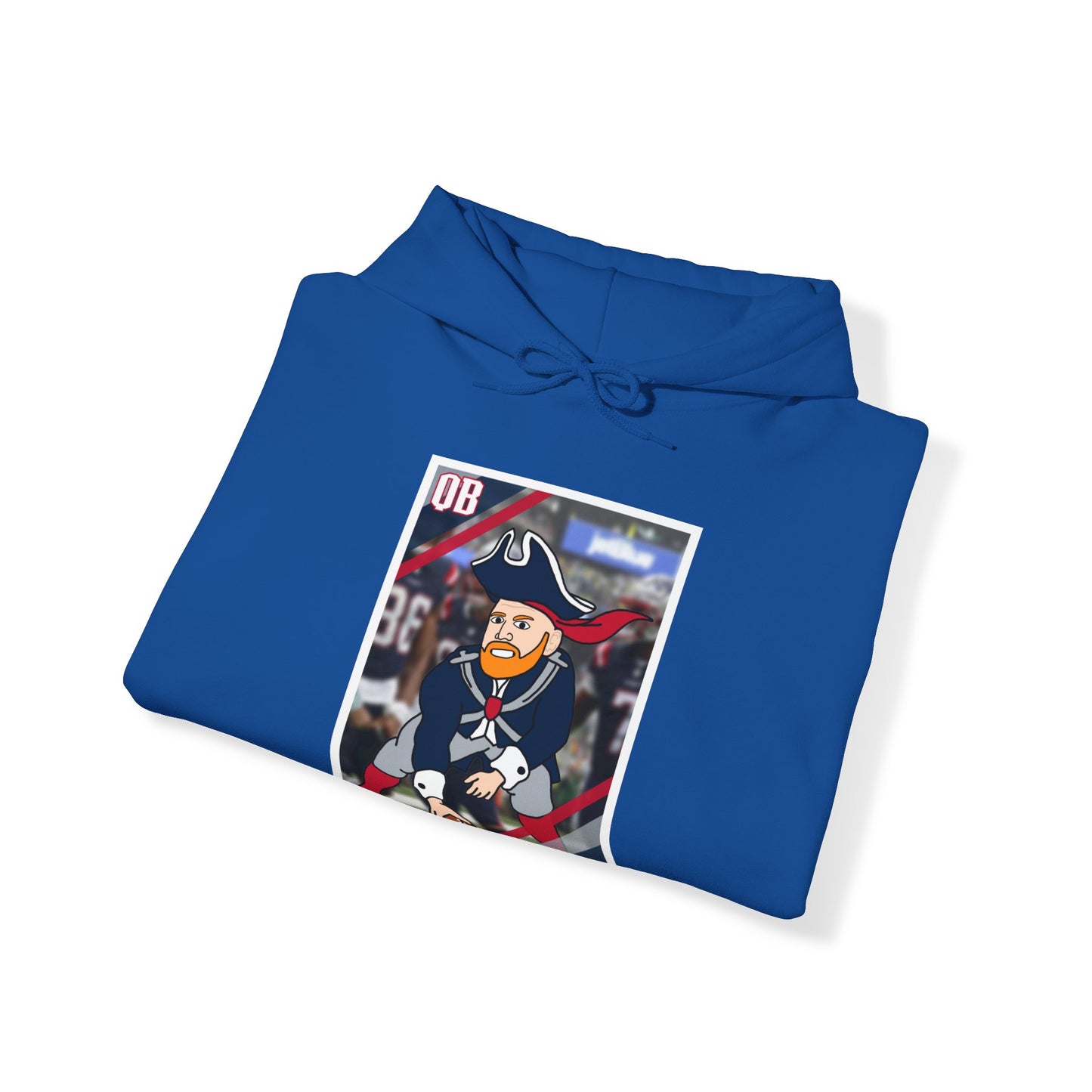 Bill Burrdy New England Patriots Tom Brady Bill Burr Unisex Heavy Blend Hooded Sweatshirt Hoodies American Football Bill Burr Monday Morning Podcast New England Patriots NFL Podcasts Stand-up Comedy Printify