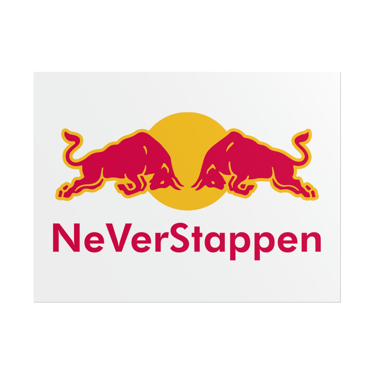 NeVerStappen Red Bull Formula 1 F1 Max Verstappen Poster Posters F1 Max Verstappen Red Bull Printify
