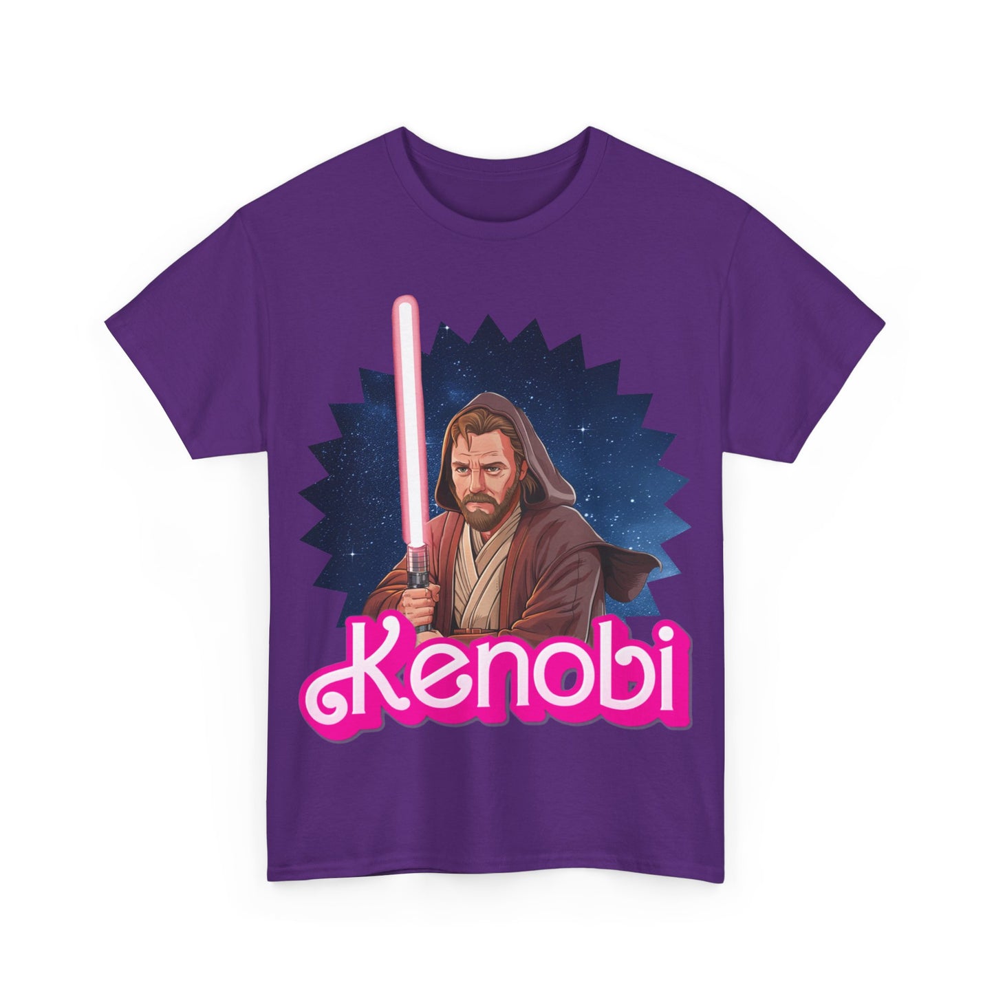 Obi-Wan Kenobi Ken Barbie Movie Star Wars Unisex Heavy Cotton Tee T-shirts Barbie Ken Movies Star Wars Printify