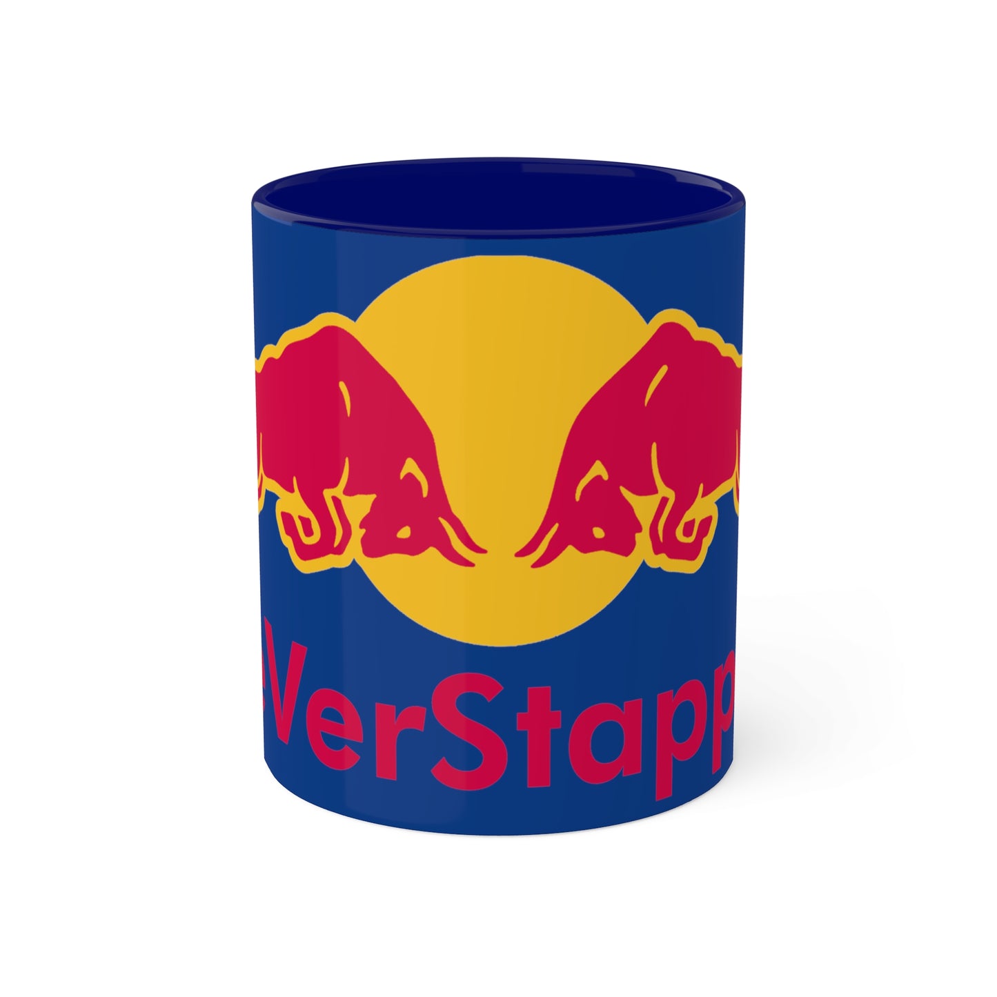 NeVerStappen Red Bull Formula 1 F1 Max Vertsappen Colorful Mugs, 11oz Mugs Printify
