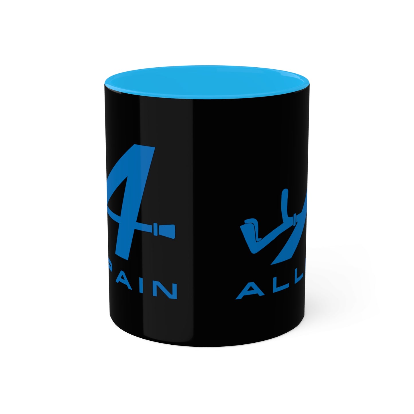 Allpain Alpine F1 Formula 1 Pierre Gasly Esteban Ocon Colorful Mug, 11oz Mugs Alpine F1 Printify