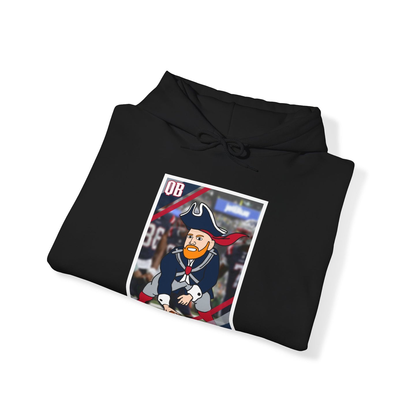 Bill Burrdy New England Patriots Tom Brady Bill Burr Unisex Heavy Blend Hooded Sweatshirt Hoodies American Football Bill Burr Monday Morning Podcast New England Patriots NFL Podcasts Stand-up Comedy Printify