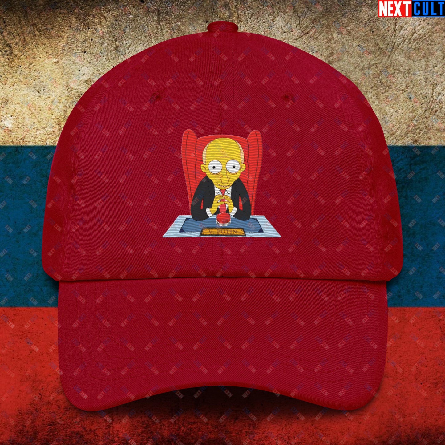 Anti Vladimir Putin Funny Mr. Burns Simpsons Dad hat Cranberry Hats Politics Vladimir Putin Next Cult Brand