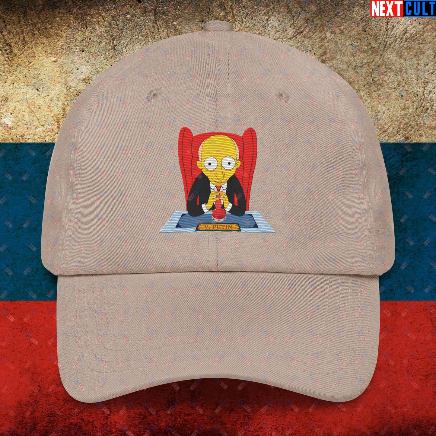 Anti Vladimir Putin Funny Mr. Burns Simpsons Dad hat Stone Hats Politics Vladimir Putin Next Cult Brand