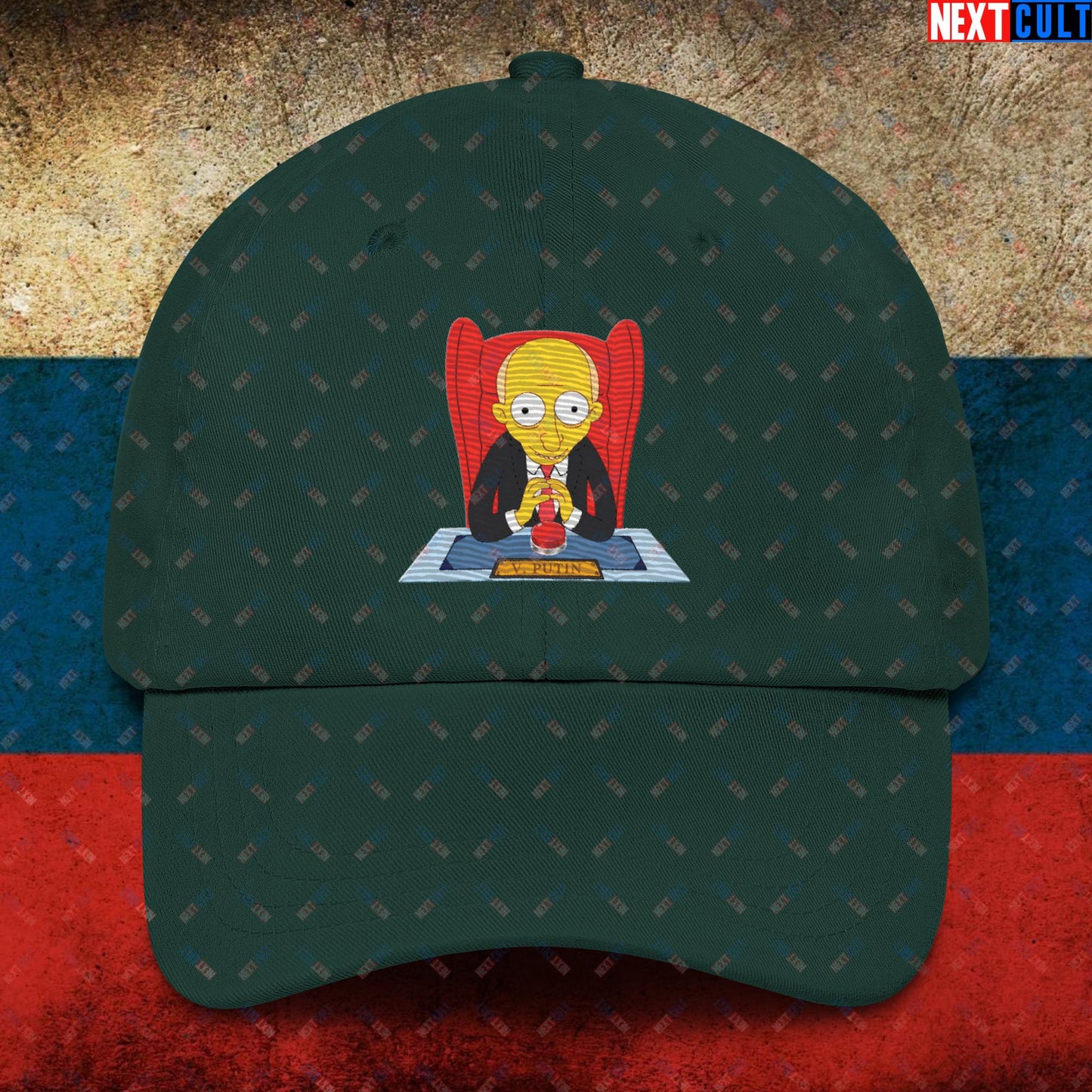Anti Vladimir Putin Funny Mr. Burns Simpsons Dad hat Spruce Hats Politics Vladimir Putin Next Cult Brand