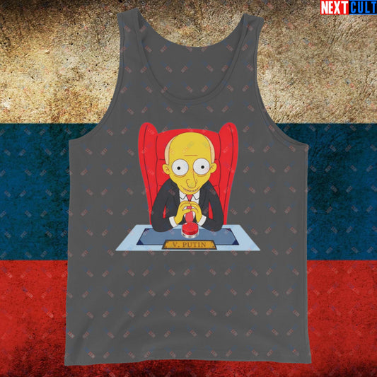 Anti Vladimir Putin Funny Mr. Burns Simpsons Tank Top Asphalt Tank Tops Politics Vladimir Putin Next Cult Brand