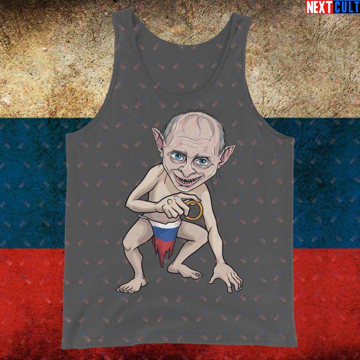 Anti Vladimir Putin Gollum Funny Tank Top Asphalt Tank Tops Politics Vladimir Putin Next Cult Brand