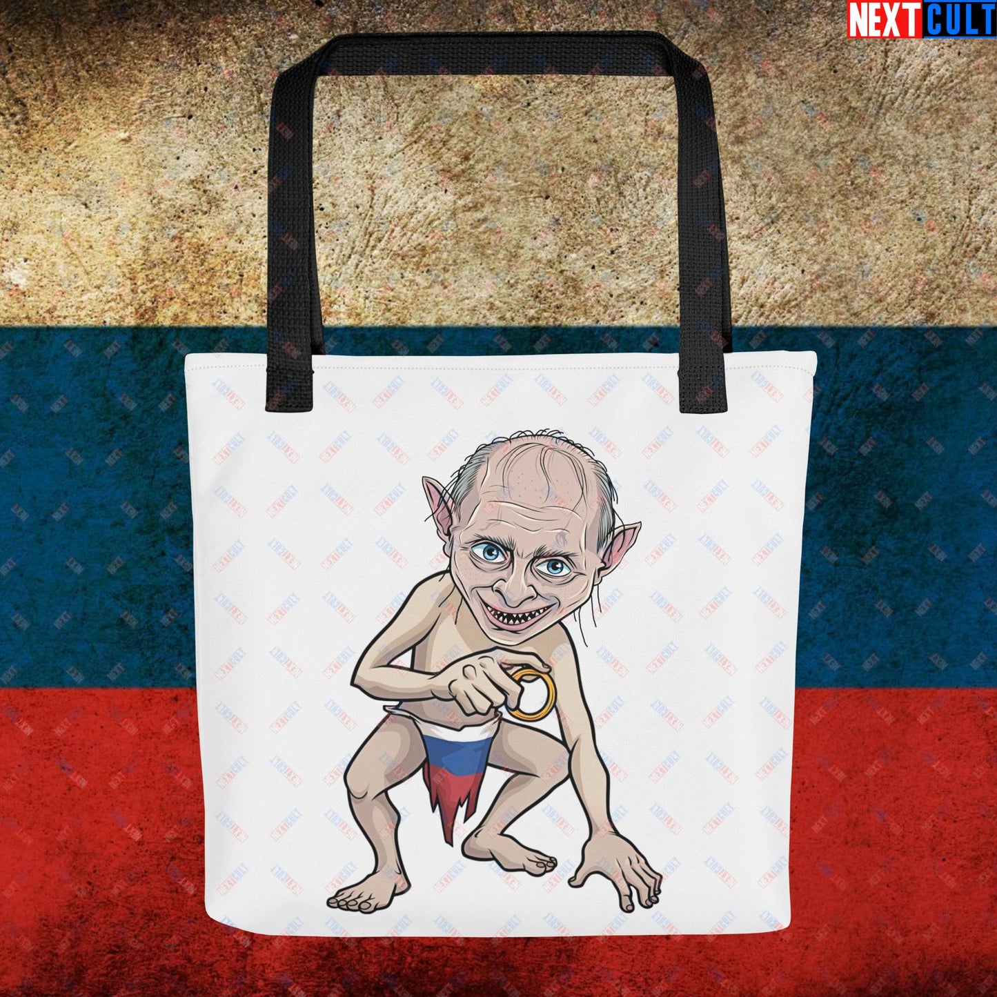 Anti Vladimir Putin Gollum Funny Tote bag Default Title Bags Politics Vladimir Putin Next Cult Brand