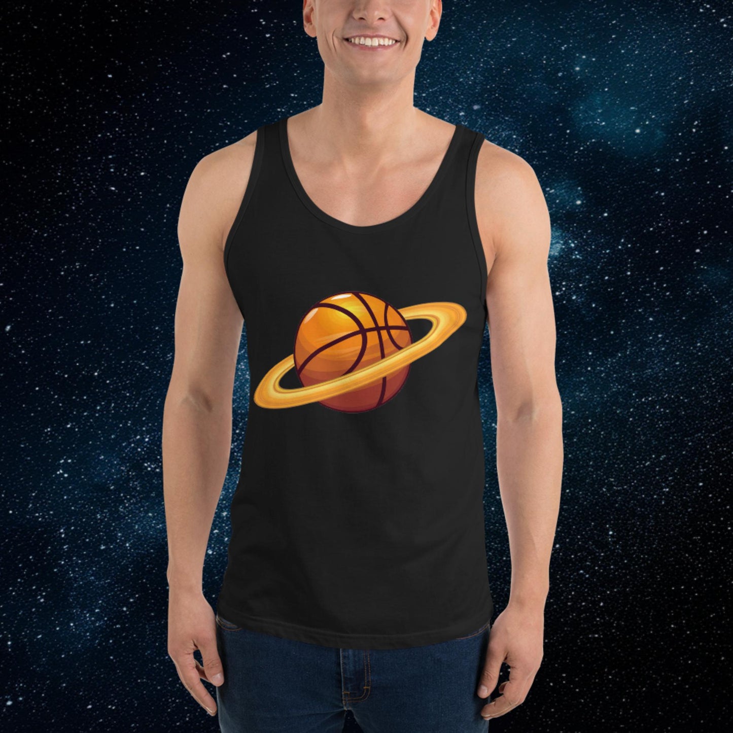 Basketball Planet Ball is Life Tank Top Black Tank Tops Basketball NBA Next Cult Brand