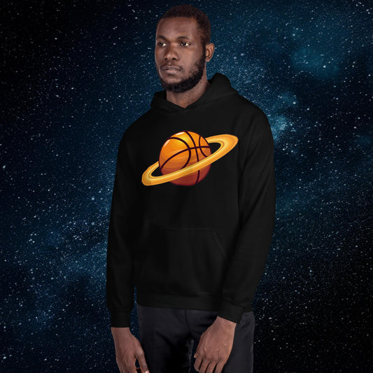 Basketball Planet Ball is Life Unisex Hoodie Black Hoodies Basketball NBA Next Cult Brand