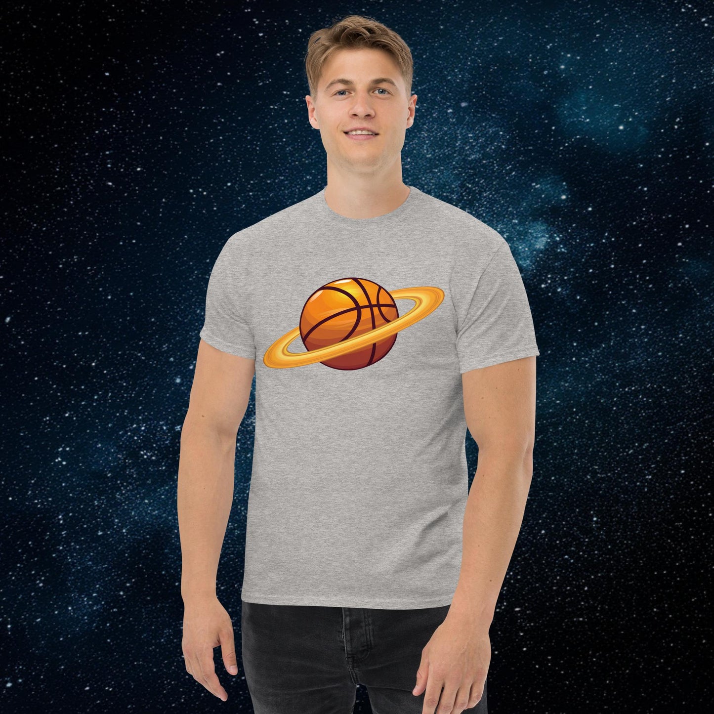 Basketball Planet Ball is Life Unisex tee Sport Grey T-shirts Basketball NBA Next Cult Brand