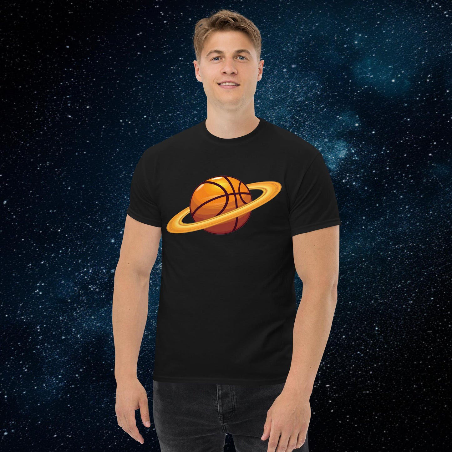 Basketball Planet Ball is Life Unisex tee Black T-shirts Basketball NBA Next Cult Brand