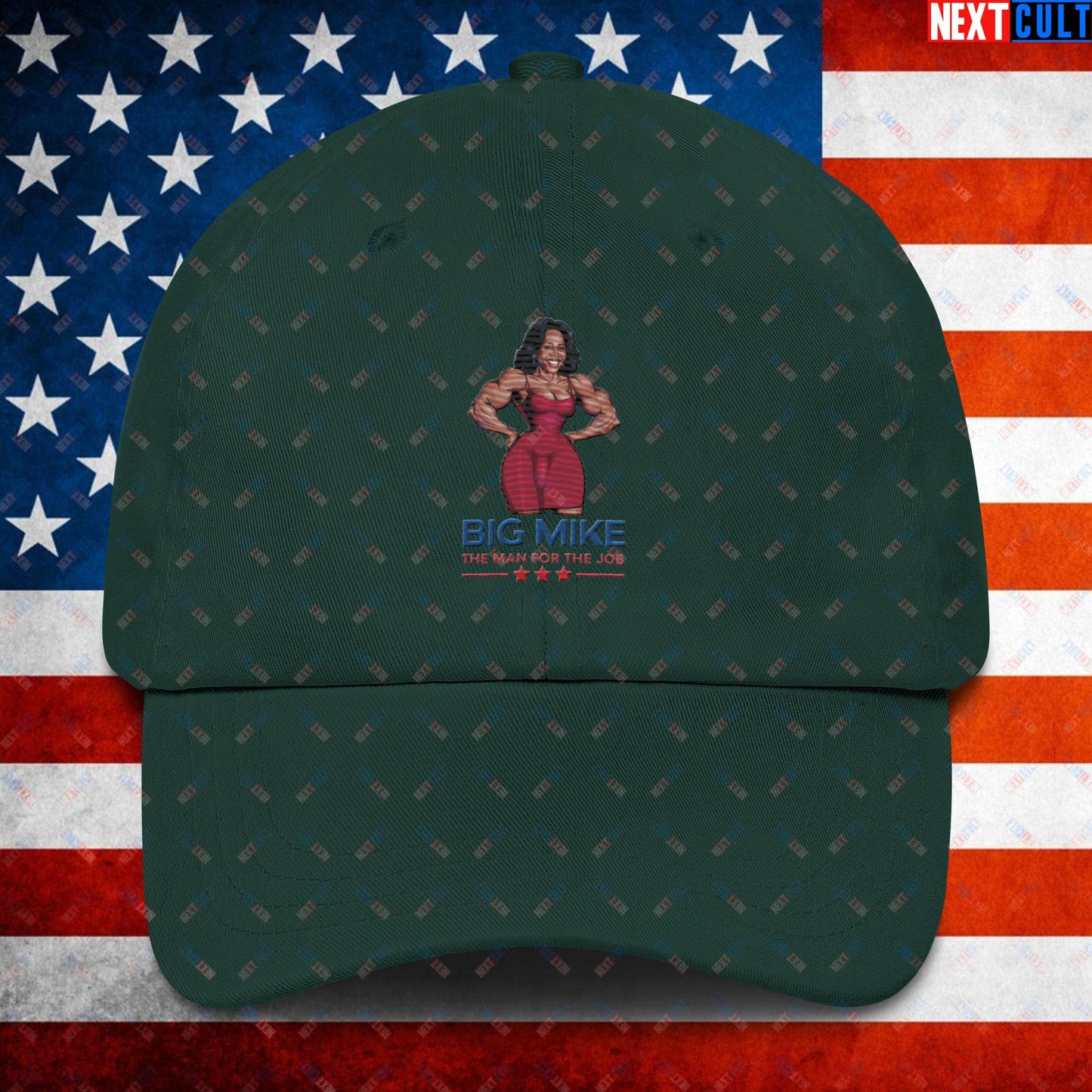 Big Mike Michelle Obama is a Man Funny Conspiracy Theory Dad hat Spruce Hats Conspiracy Theories Democrats Obama Politics Next Cult Brand
