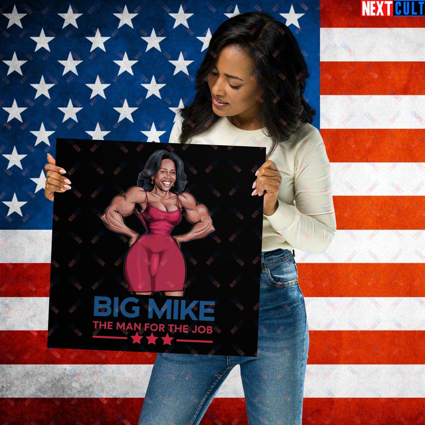 Big Mike Michelle Obama is a Man Funny Conspiracy Theory Poster 16″×16″ Posters Conspiracy Theories Democrats Obama Politics Next Cult Brand