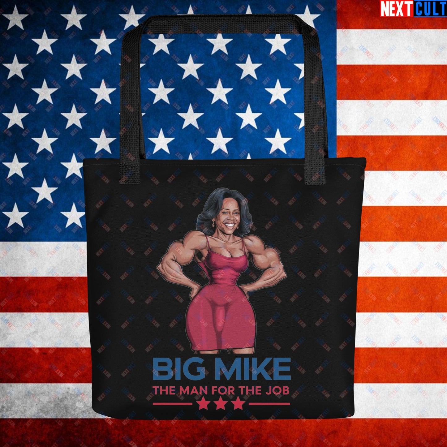 Big Mike Michelle Obama is a Man Funny Conspiracy Theory Tote bag Default Title Bags Conspiracy Theories Democrats Obama Politics Next Cult Brand
