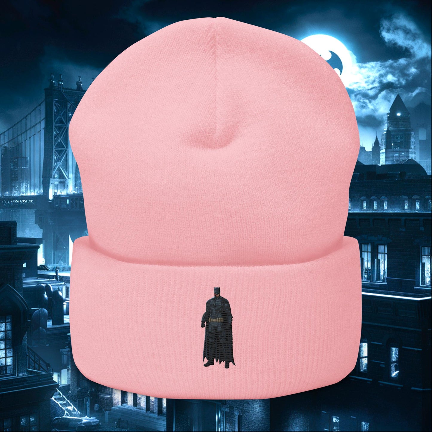 Black Batman Blackman Superheroes Cuffed Beanie Baby Pink Hats Batman Justice League Movies Superheroes Next Cult Brand