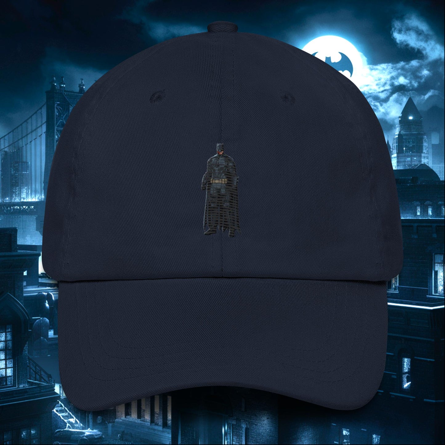 Black Batman Blackman Superheroes Dad hat Navy Hats Batman Movies Superheroes Next Cult Brand