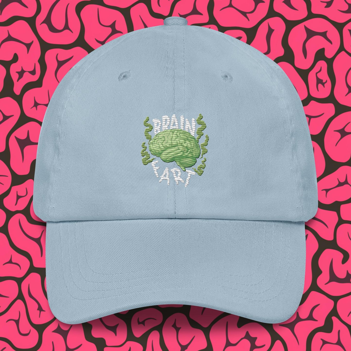 Brain Fart Dad hat Light Blue Hats Brains Feelings Life Math Next Cult Brand