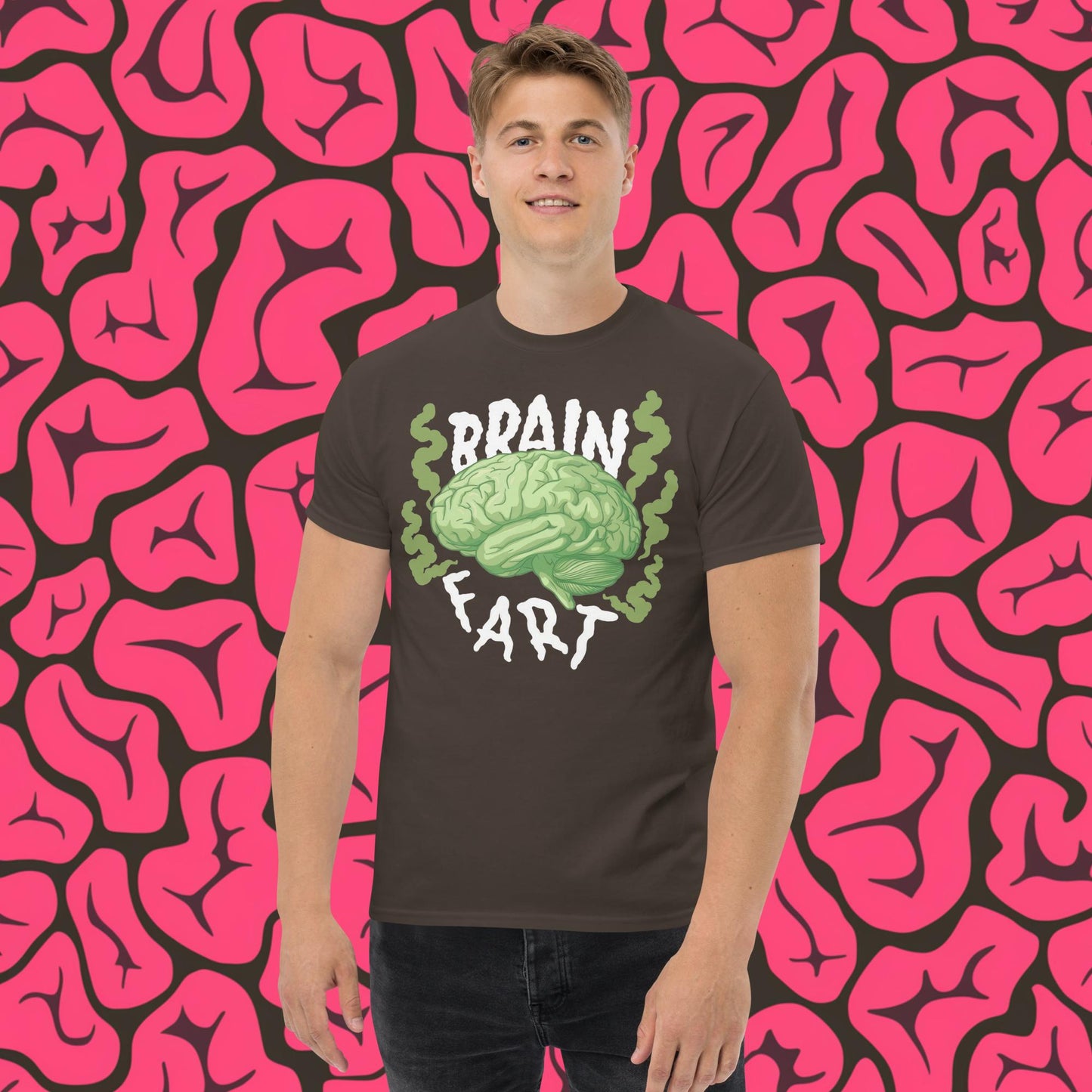 Brain Fart Unisex tee Dark Chocolate T-shirts Brains Feelings Life Math Next Cult Brand