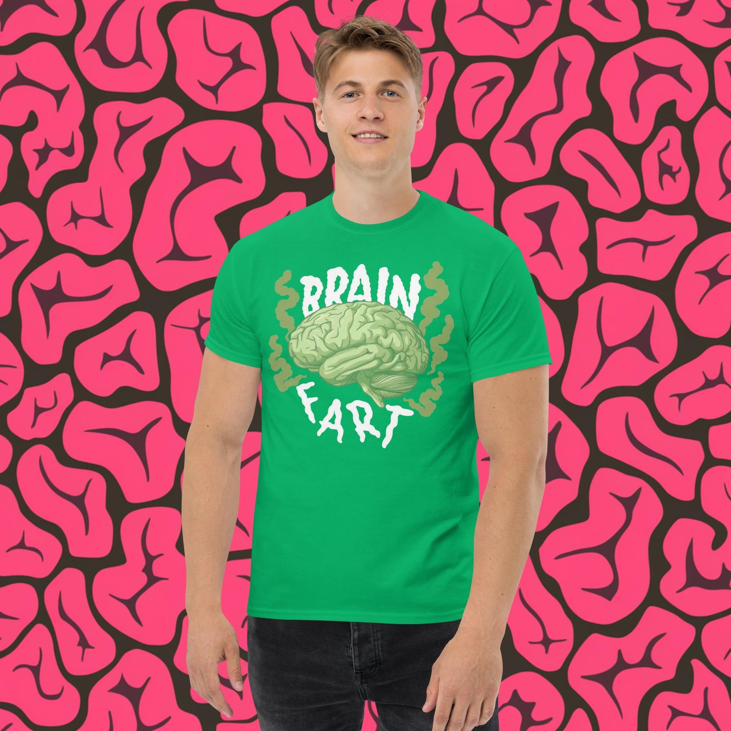 Brain Fart Unisex tee Irish Green T-shirts Brains Feelings Life Math Next Cult Brand