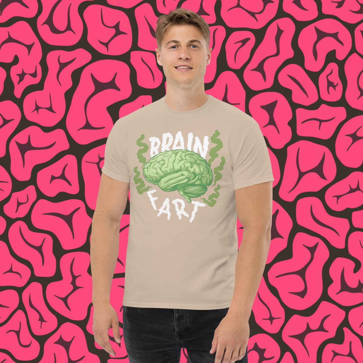Brain Fart Unisex tee Sand T-shirts Brains Feelings Life Math Next Cult Brand