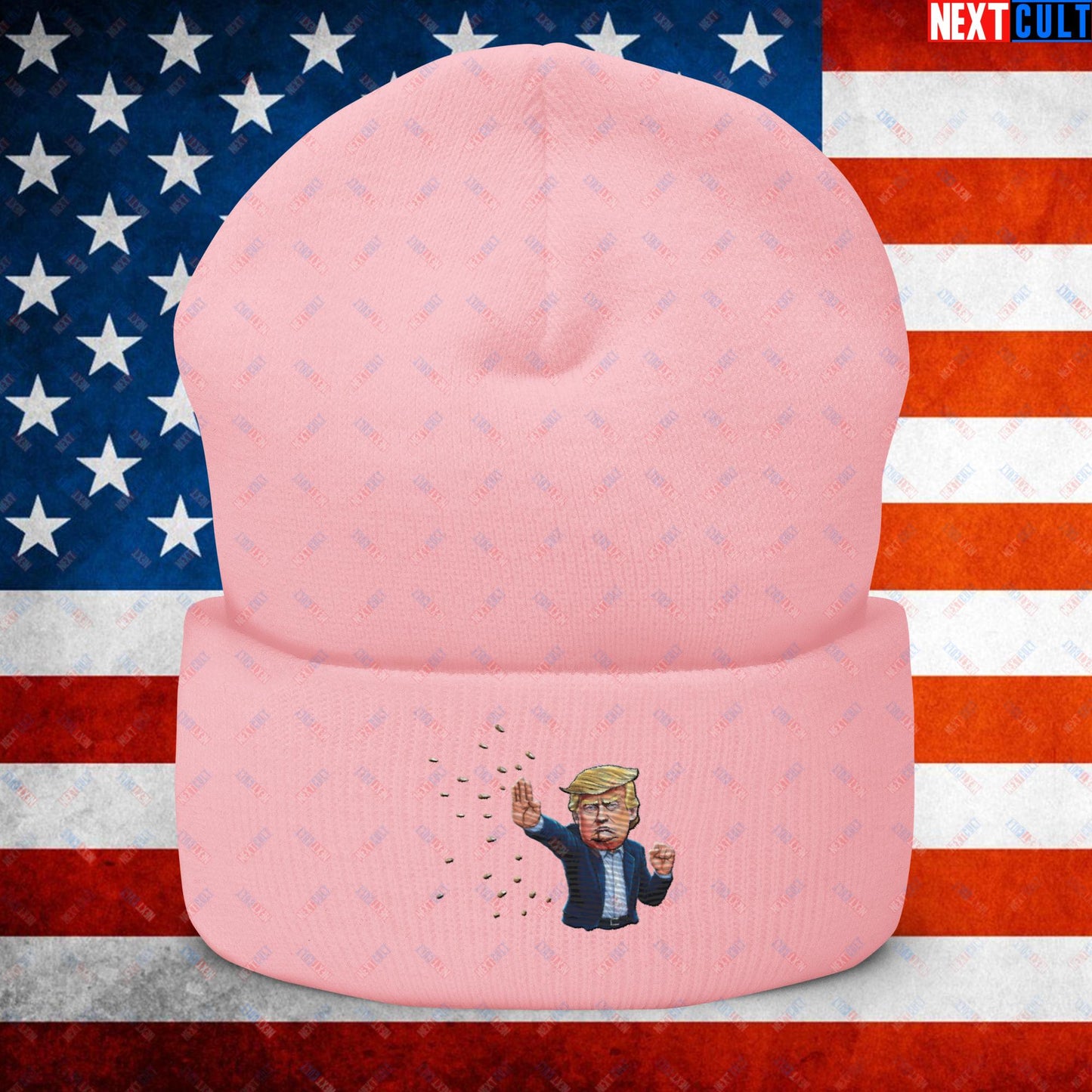 Donald Trump Shooting Assassination Attempt Funny Republican Politics Matrix Parody Cuffed Beanie Baby Pink Hats Conspiracy Theories Donald Trump Politics Republicans Next Cult Brand