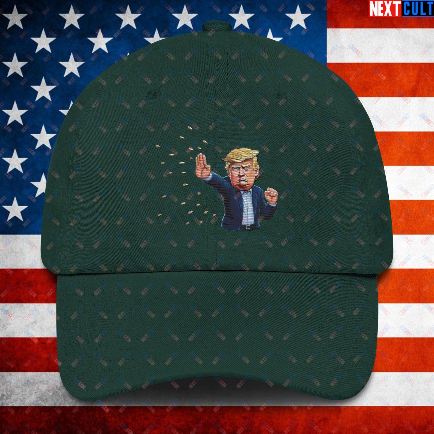 Donald Trump Shooting Assassination Attempt Funny Republican Politics Matrix Parody Dad hat Spruce Hats Conspiracy Theories Donald Trump Politics Republicans Next Cult Brand