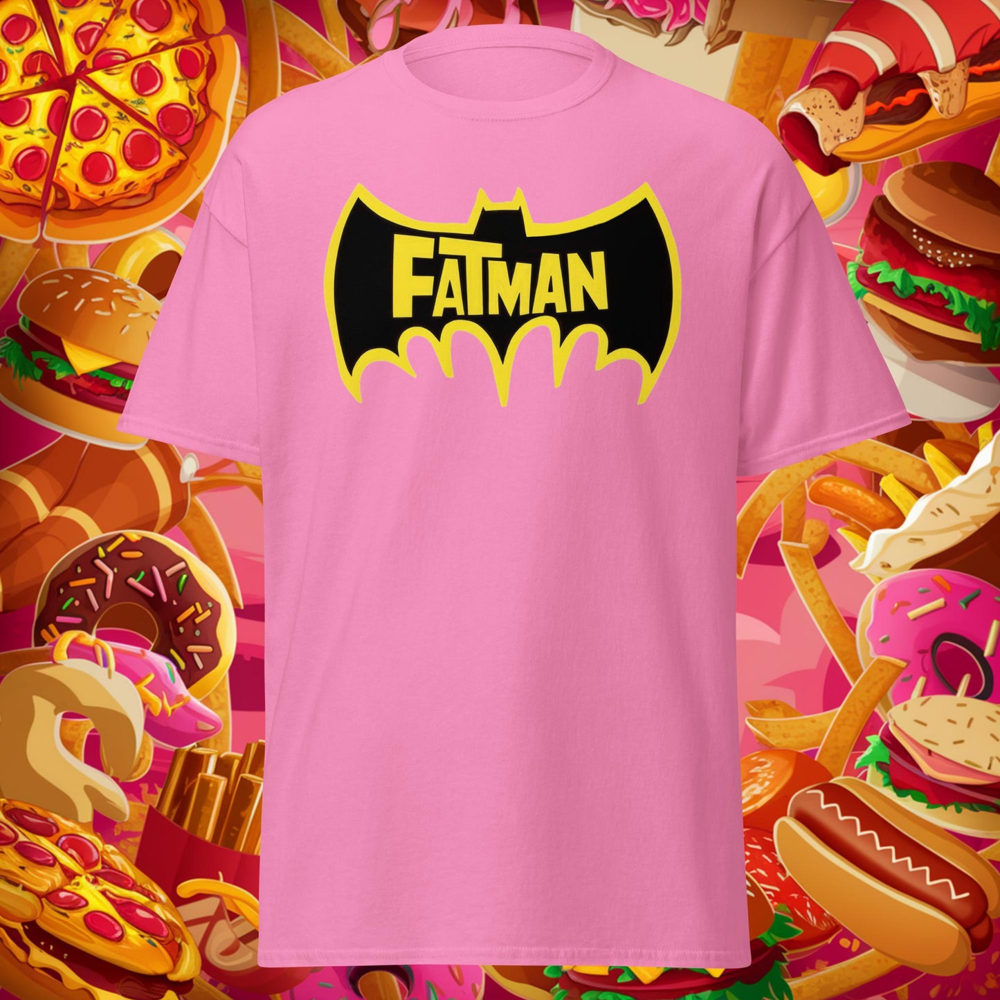 FatMan Funny Fat Superhero Unisex tee Azalea T-shirts Batman Bulking Films Fitness Gym Justice League Movies Pump Cover Superheroes Workout Next Cult Brand