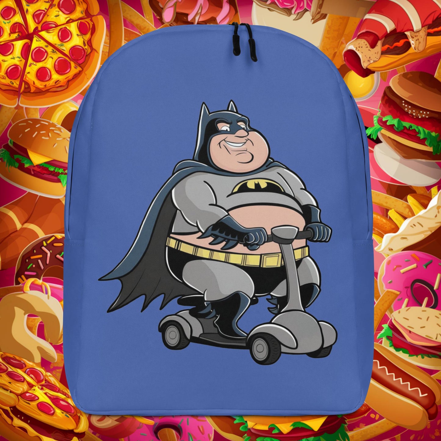 Fatman Fat Superhero Funny Backpack Default Title Bags Batman Movies Superheroes Next Cult Brand