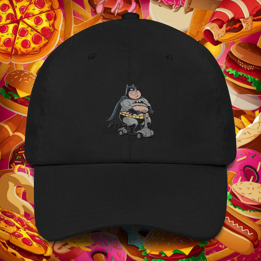 Fatman Fat Superhero Funny Dad hat Black Hats Batman Justice League Movies Superheroes Next Cult Brand