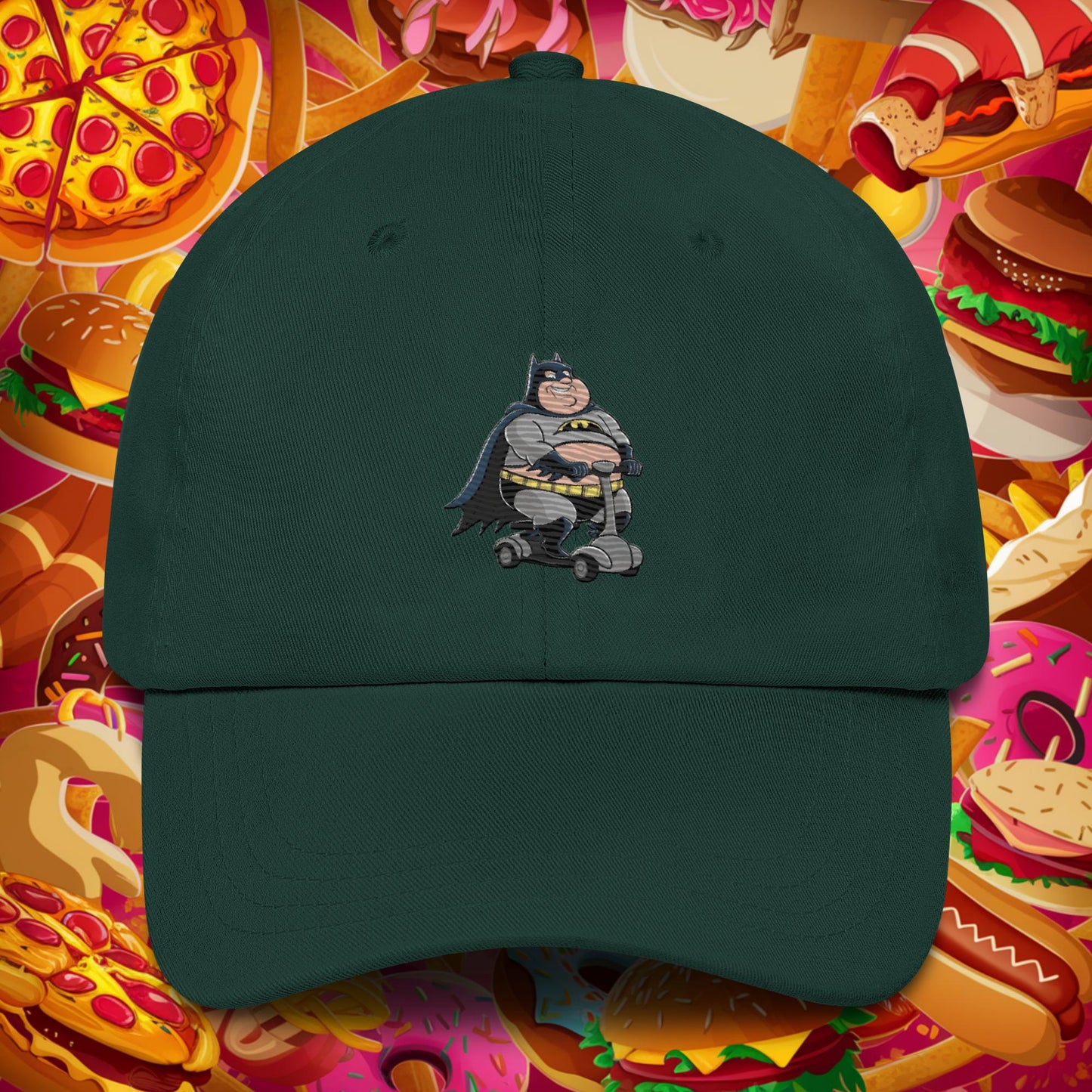 Fatman Fat Superhero Funny Dad hat Spruce Hats Batman Movies Superheroes Next Cult Brand